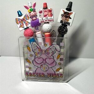 Easter Vibes Pen Set with Fun Toppers
